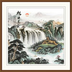 客厅山水画