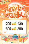 相聚中秋欢庆国庆促销