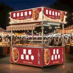 麻辣串 夜市摆摊车
