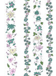 小碎花 数码印花 绣花布花型