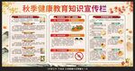 秋季健康教育宣传栏