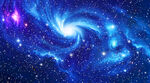 梦幻蓝色旋涡星系
