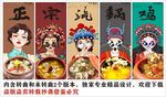 国潮云南汽锅鸡火锅装饰画背景墙