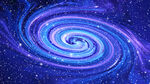 蓝紫色星空旋涡宇宙