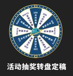 活动抽奖转盘设计稿
