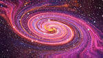 绚丽星空旋涡吊顶