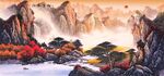 壮丽山水风景图