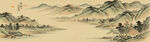 简约宋氏美学山水画壁画壁纸
