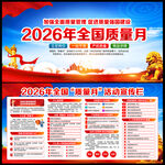2026年质量月展板