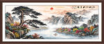黄山迎客松装饰画