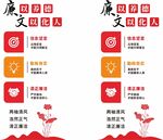 廉政文化宣传展板柱子文化墙