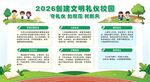 创建文明校园宣传栏