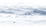 水墨山水画