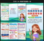 全国科普月三折页