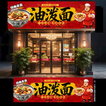 油泼面门头