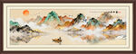 中国风山水画