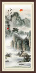 工笔国画山水