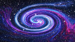 炫彩宇宙星空