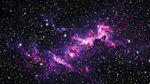 紫色高清星空