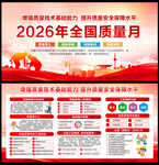 2026年质量月展板