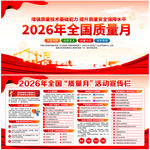 2026年全国质量月展板