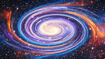 璀璨旋涡星空
