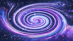 炫彩旋涡星空背景