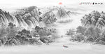 水墨国画山水