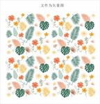 花草植物印花