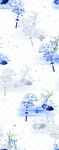 水墨风雪景插画