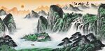 山水画国画装饰画
