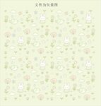 兔子花草