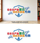 安全生产绿色环保文化墙