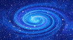 蓝色旋涡星空吊顶