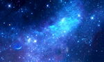 蓝色梦幻宇宙星空背景图