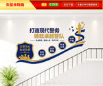 现代警务文化墙