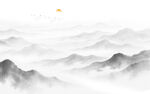 水墨山水画
