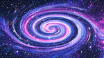 唯美星空宇宙旋涡星系