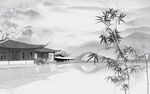 新中式竹子背景墙