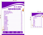 米粉价格表