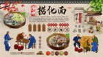 捞化面背景墙