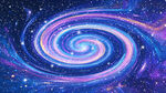 梦幻唯美旋涡宇宙星空