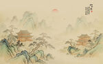 新中式山水画