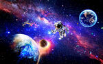 紫色星空