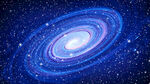 蓝色旋涡宇宙太空星空