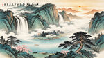山水风景画