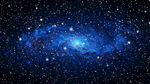 蓝黑宇宙星空星系