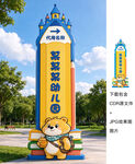 幼儿园指示牌