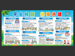 校园安全教育宣传栏