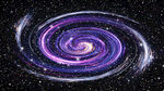 紫色宇宙星空旋涡高清图